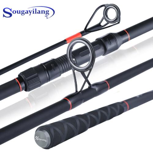 Sougayilang 3m 3.6m Top Quality Carbon Fiber Carp Fishing Rod Portable 3.5LB 6/7 Section Spinning Feeder Rod Hard Pole Pesca
