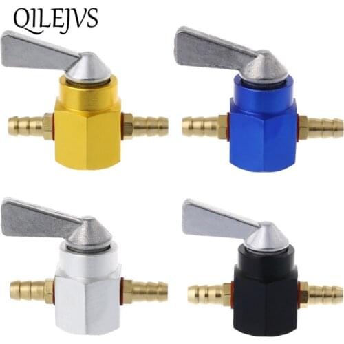 Universal 6mm In-Line Petrol / Fuel Tap Motorcycle On-OFF Petcock Fuel Switch