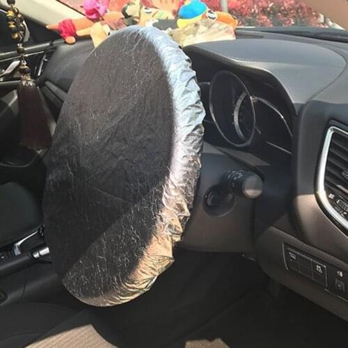 2020 Universal Car Steering Wheel Heat Shield Portable Foldable Sunshade Reflective Sun Protection Film Cover
