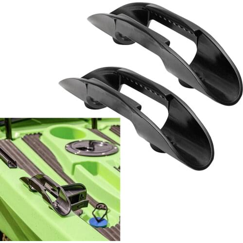 2PCs Kayak Canoe Paddle Holder Clips Kayak Paddle Keeper Without Screw
