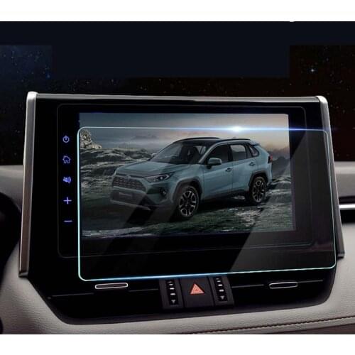 1 Piece New High Quality For Toyota Rav4 Rav 4 Accessory Screen Protective Film Car GPS Navigation Tempered Glass Protector