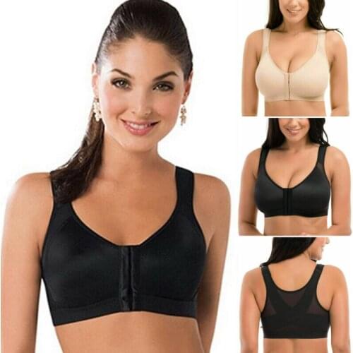 Womens Bra Posture Corrector Bra Wireless Back Support Lift Up Sexy Lingerie Sport Underwear