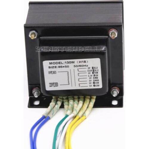 130W tube power amplifier transformer Output: 0-320V, 0-6.3V, 0-5V, 0-5V Power Transformers