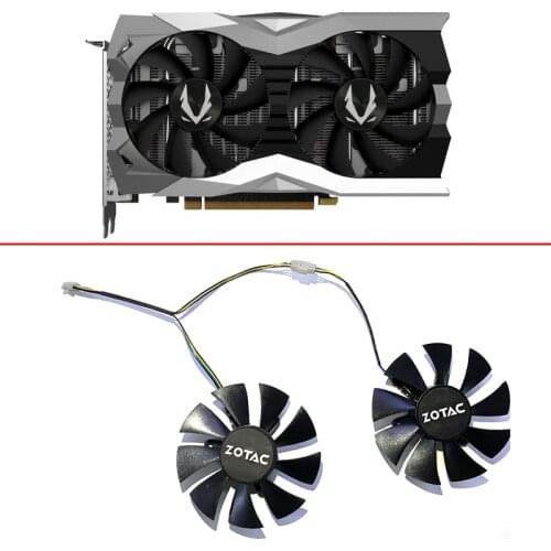 2pcs 85mm GA92S2U 4PIN 42MM RTX 2060 GPU Fan For ZOTAC GAMING GeForce RTX 2060 SUPER MINI RTX 2060 SUPER AMP RTX 2060 Twin Fan
