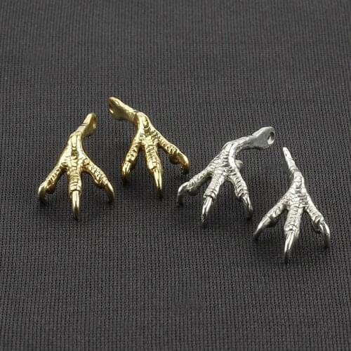 2pcs Eagle’s Claw Brass Knife Beads Talons Paracord Bracelet Accessories DIY Paracord Bead