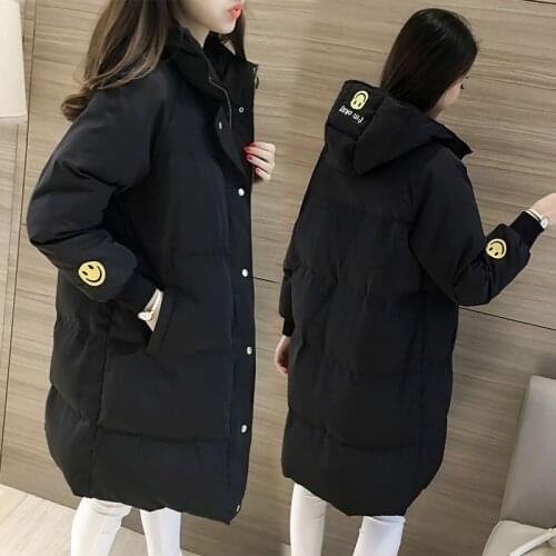 2019 winter cotton-padded cotton-padded clothes, womens long bread, Korean-style students, loose, thick winter padded coat