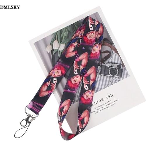 24pcs/lot M4785 DMLSKY Cartoon Boy lanyard Keychain Lanyards for ID Mobile Phone Rope Neck Straps Kids Accessories