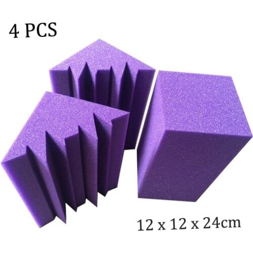 4 PCS Good Soundproof Foam in Corner Wall NRC 0.8 Acoustic Foam