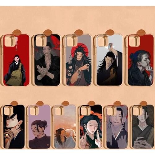 Jujutsu Kaisen Suguru Geto Phone Case for iPhone 8 7 6S Plus X 5S SE 2020 XR 11 12 mini pro XS MAX