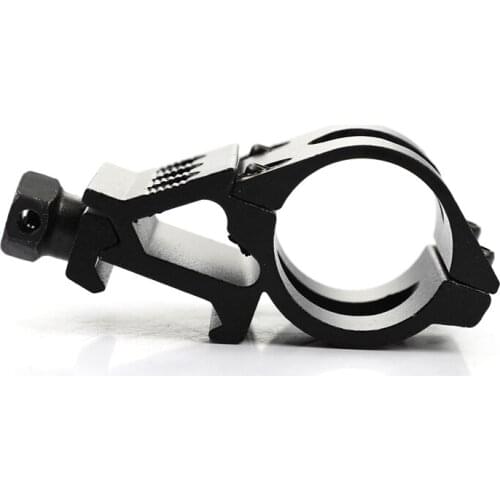 Flashlight Holder Mount Fit Rail For 25.4mm Tube Quick Release Base