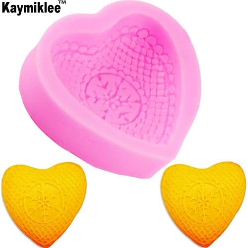 F1063 Heart Snowflake Silicone Cake Mold Bakeware Cake Soap Making Tools Pudding Jelly Mould