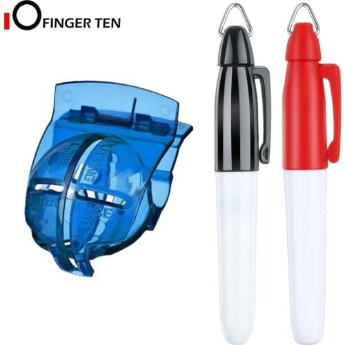 Golf Ball Line Marker Drawing Tool with 2 Marks Pens Template Alignment Putting Marking Liner Tools