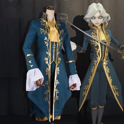 Anime Identity V Joseph Desaulniers Game Cosplay Costume Tuxedo Jackets Men Halloween Carnival Party Uniform Brand New