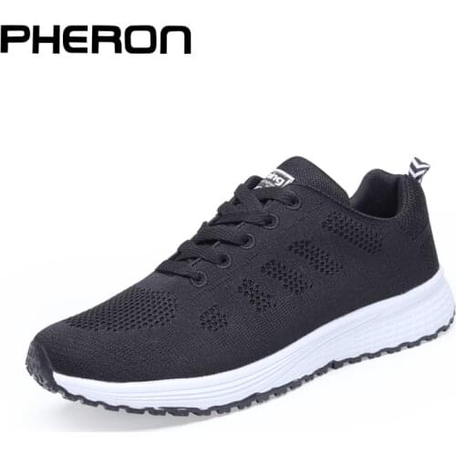 Women Casual Sport Shoes Fashion Men Running Shoes Weave Air Mesh Sneakers Black White Non Slip Footwear Breathable Jogging