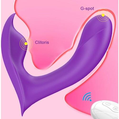 Wearable Dildo Vibrator for Women Panties Vibrator G Spot Massager 10 Speeds Remote Control Sex Toys Clitoris Stimulator Sexshop