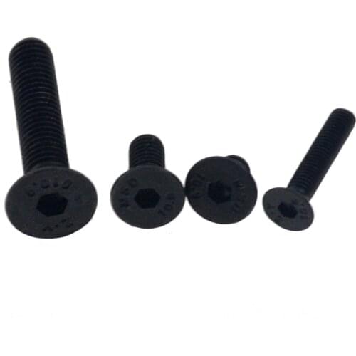 Allen Key Head Din7991 M6 M8 M10 M12 Black Hex Socket Flat Countersunk Head Screw