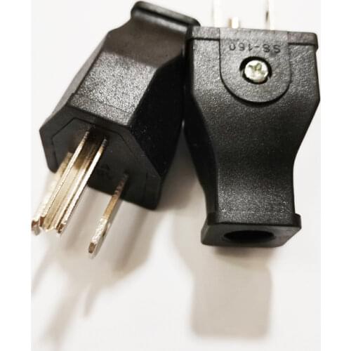 NCHTEK Nema 5-15P US Plug, Rewirable US Plug, Assembly US Plug/Free Shipping/1PCS