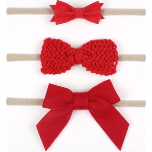 10 card/ lot , hair bowknot decoration combination of childrens bow nylon hair headdress