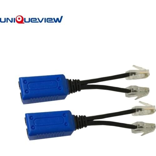 2CH POE IP Camera Multiplexer Video Balun Transmitter Splitter