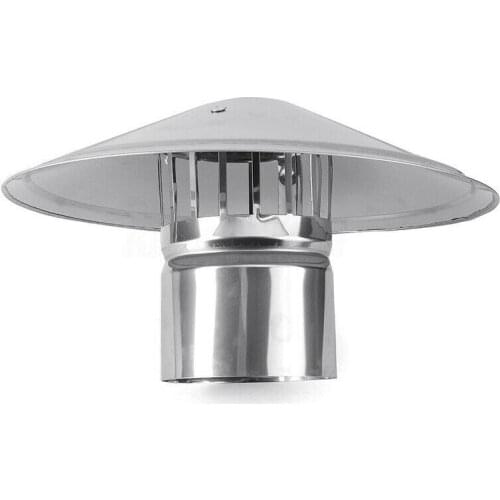 4/6/8 Inch Stove Pipe Chimney Cap Sturdy Durable Fireplaces Rain Hat Zinc Alloy Mushroom-shaped Smokeware