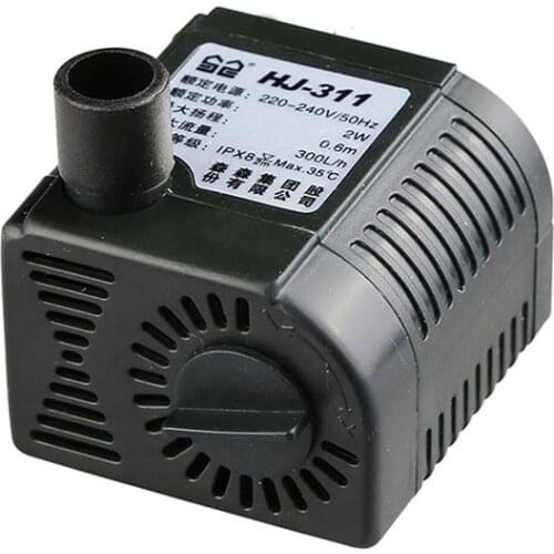 Aquarium small submersible pump mini water pump micro small pump small fish tank pump 2W6W flow adjustable