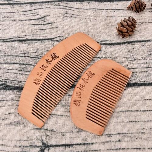 Sandalwood Anti-Static For Hair Beard And Mustache Combs Hair Brush Size S L Handmade Pocket Comb New Hot Peach Comb