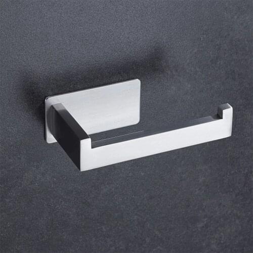 Stainless Steel Toilet Paper Holder Bathroom Tissue Holder Durable Wall Mounted Roll Paper Organizer Bathroom Accessories