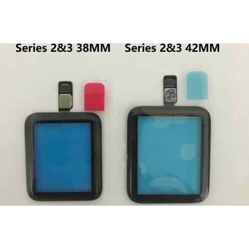 For Apple Watch iWatch Series 1 2 3 4 5 SE 38MM 40MM 42MM 44MM Front Touch Screen Digitizer Panel Glass Lens With OCA Glue