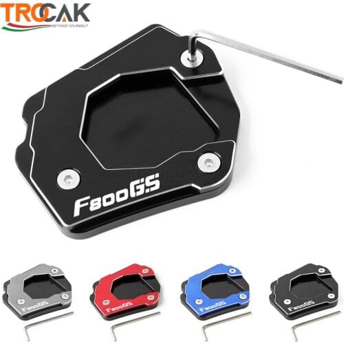 For BMW F800GS (not Lowered) 2008-2020 F800 GS Adventure 2014-on Motorcycle Kickstand Side Stand Enlarge Extension Pad Support