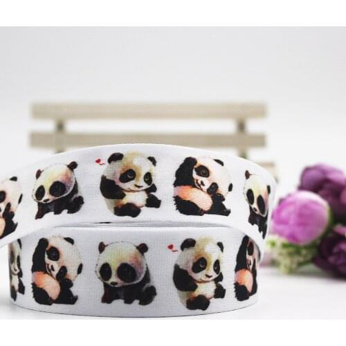 Panda Double-sided Printing Lanyard Ribbon Badge Id Lanyard/mobile Phone Strap/key Chain with Keychain Neck 10-38mm