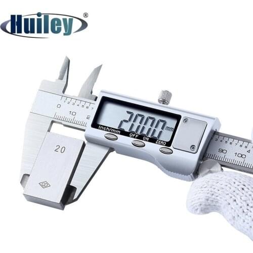 Electronic Digital Vernier Caliper 300 mm Stainless Steel Vernier Caliper High Precision Measuring Caliber Height Depth Tester