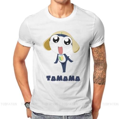 Keroro Gunsou Japanese Classic Manga Sgt Frog 100% Cotton TShirts Private Tamama Reporting Print Homme T Shirt New Trend 6XL