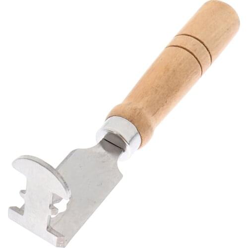 Stainless Steel Bee Hive Cleaner Tools Honey Shovel Uncapping Scraper Frame Cleaning Tools with Wood Handle Beekeeping Products