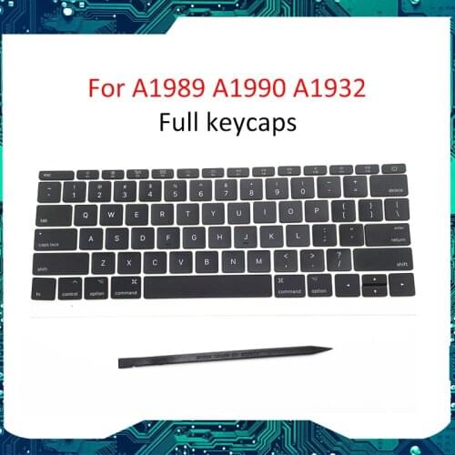 UK US keyboard keycaps keys for macbook RENINA A1989 A1990 A1932 keyboard keycaps keys