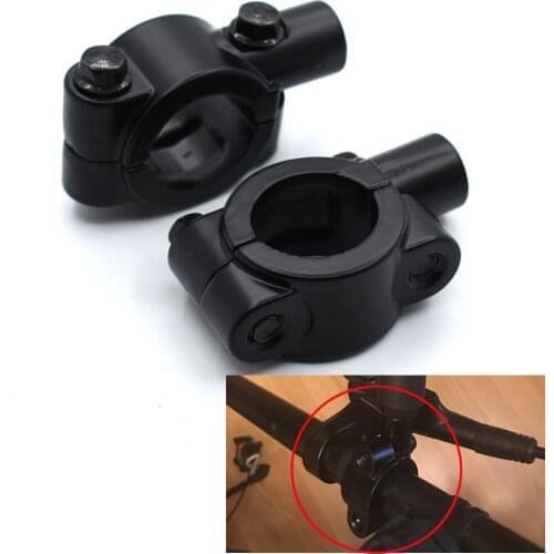 Motorcycle mirror code 2pcs/lot 8mm 10mm Universal Handlebar Rearview Mirror Adapter for Motorcycle Mount Clamps