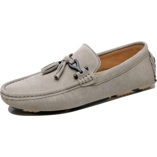 Men Leather Shoes Luxury Casual shoes Men Loafers Moccasins sneakers Breathable Slip on Driving Men Shoes