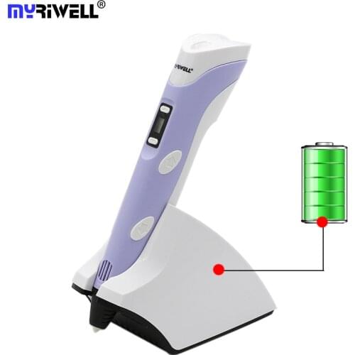 Myriwell most advanced 3D Pen Wireless Charging Portable 3D Magic Pen fourth-generation 3.7V 1500mAH Kids Intelligent Gifts