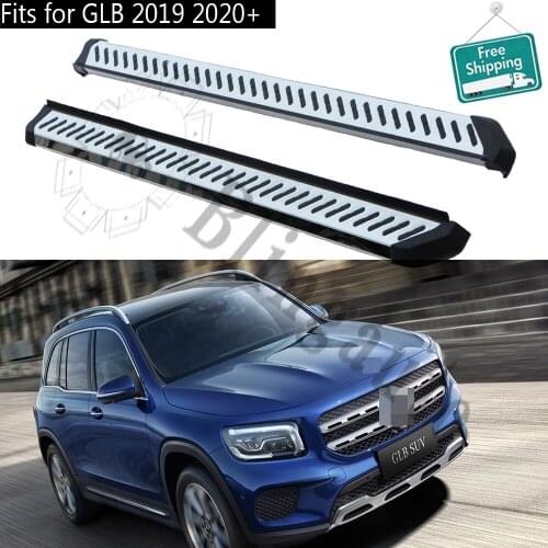 Running board fits for M.ercedes Benz GLB 2019 2020+ side steps nerf bar car pedal side stairs side bar 2PCS