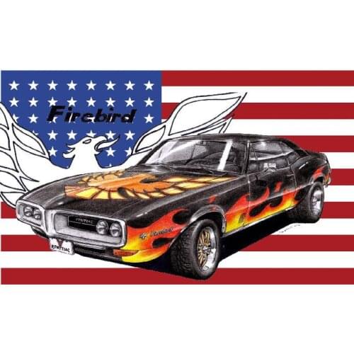 PONTIAC car flag flag custom car banner 3x5ft 100% Polyester 15