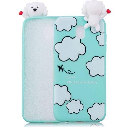 Lovely Cartoon Squishy Phone Cases for samsung galaxy j730 European version Case Cute Smiling Cloud Soft Silicone stress relief