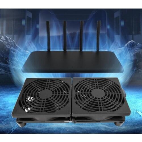 Easy Installation Portable Low Noise Cooling Fan Cooler for Set Top Box