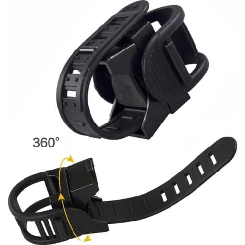 Adjustable 360 Degree Rotatable Cycling Grip Mount Bike Clamp Clip Bicycle Flashlight LED Torch Light Lamp Holder SCIE99