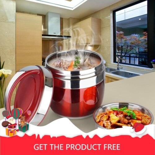 Hand Stainless Steel Insulated Portable Pan Container Double Layer Lunch Box Creative Japanese Style Seperated-Style 2-Layer Ins