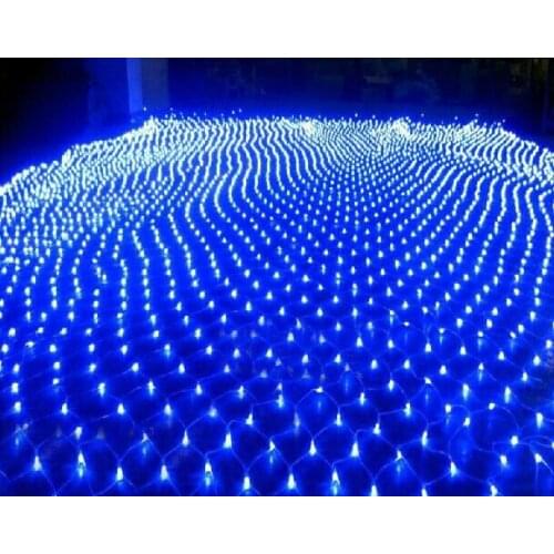 Net Sring lights 6*4m 750 LED 110V/220V Fairy 38W Twinkle Lamp Garland for Festival Party Holiday Wedding Christmas Decoration