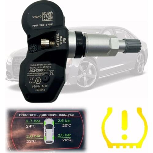 Tire pressure FOR Audi A6 A8 Q7 RS6 RS7 S6 For Volkswagen Phaeton Touareg 7PP907275F TPMS Tire Pressure Monitor System Sensor