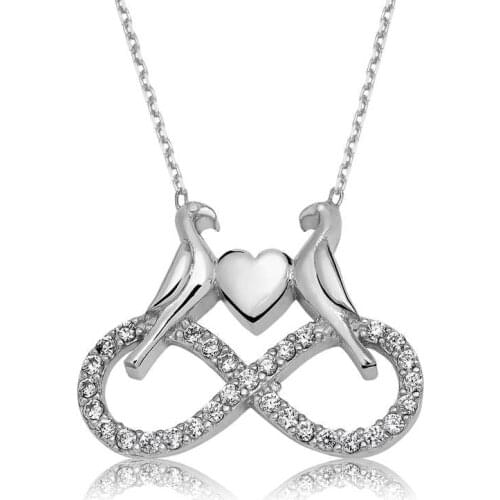Tevuli 925 Sterling Silver Infinite Love Women Necklace