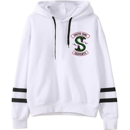 Print 26 Kind Riverdale South Side Serpents Hoodie Sweatshirts SouthSide Funny SNAKE Women/Men Hooded Pullover Tracksuit Female