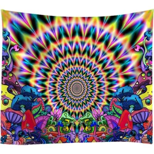 Creative 3D Dreamlike Fancy Painting Tapestry Wall Hanging Bed Spread Beach Towel Table Cloth Yoga Mat 250CM*180CM Large Size