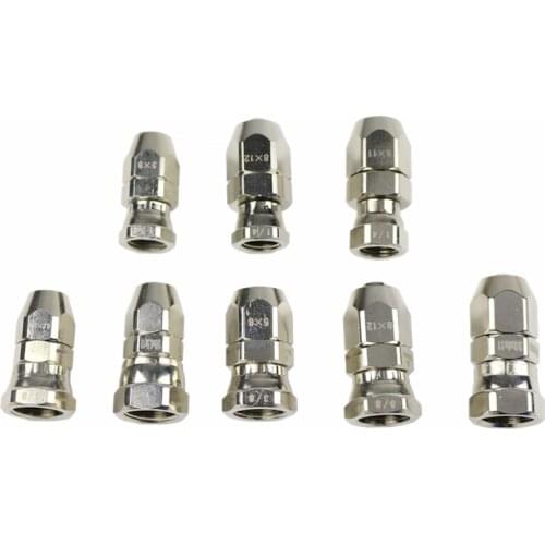 1Pcs 1/4 3/8 Thread Fluid Pipe Coupler Screw Pneumatic Fittings Parts Power Tool Accessories Hardware Air Hose Connector Adapter