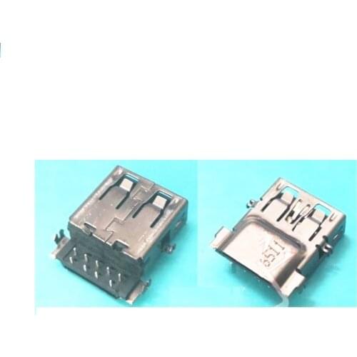 10pcs/lot 3.0 USB Jack Socket Connector For HP Pavilion 15-ac 15-ay 15-bd 15-ac637tx Thinkpad L440 L540 X1 Yoga 260 USB3.0 port
